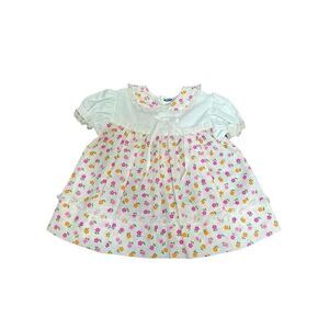 Vintage Bryan Dress Baby‎ Girl Floral Lace Size L